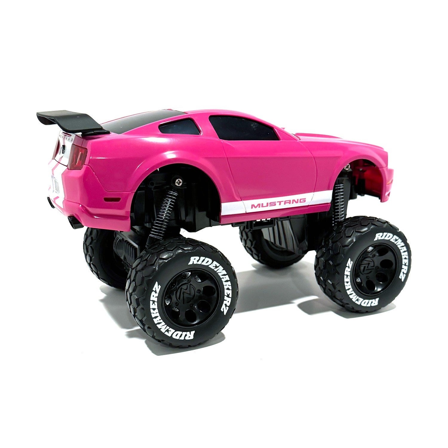 Ford Mustang - Pink/White - R/C Monster Kit | Ridemakerz - Online