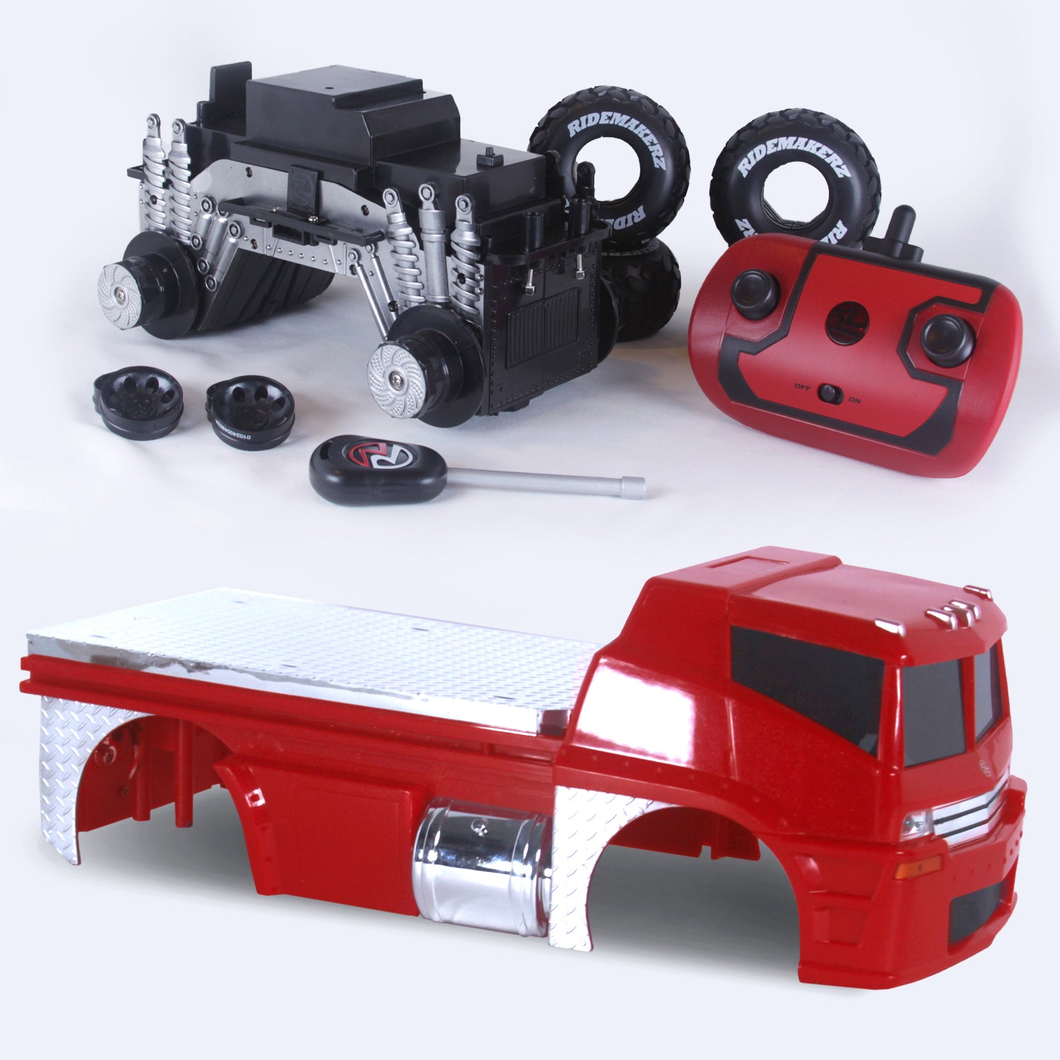 RZ Force - Back Draft Red - R/C Monster Kit | Ridemakerz - Online