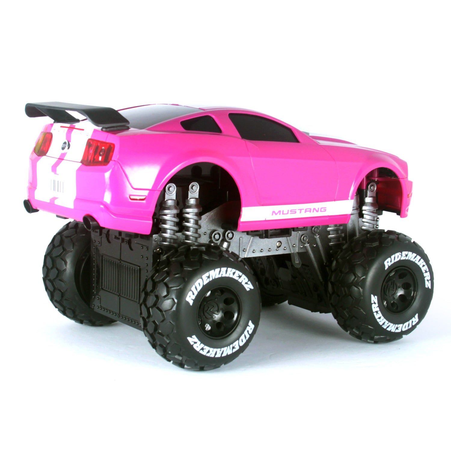 Ford Mustang - Pink/White - R/C Monster Kit | Ridemakerz - Online