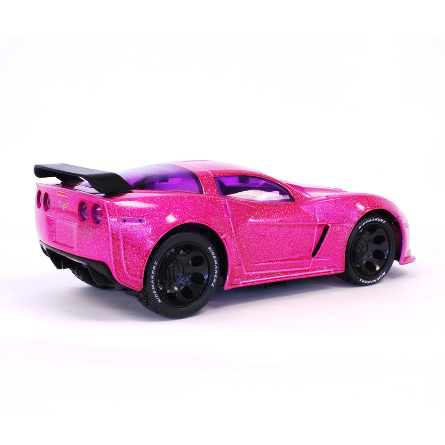 Build Your Own Chevy Corvette - Pink Glitter Edition | Ridemakerz