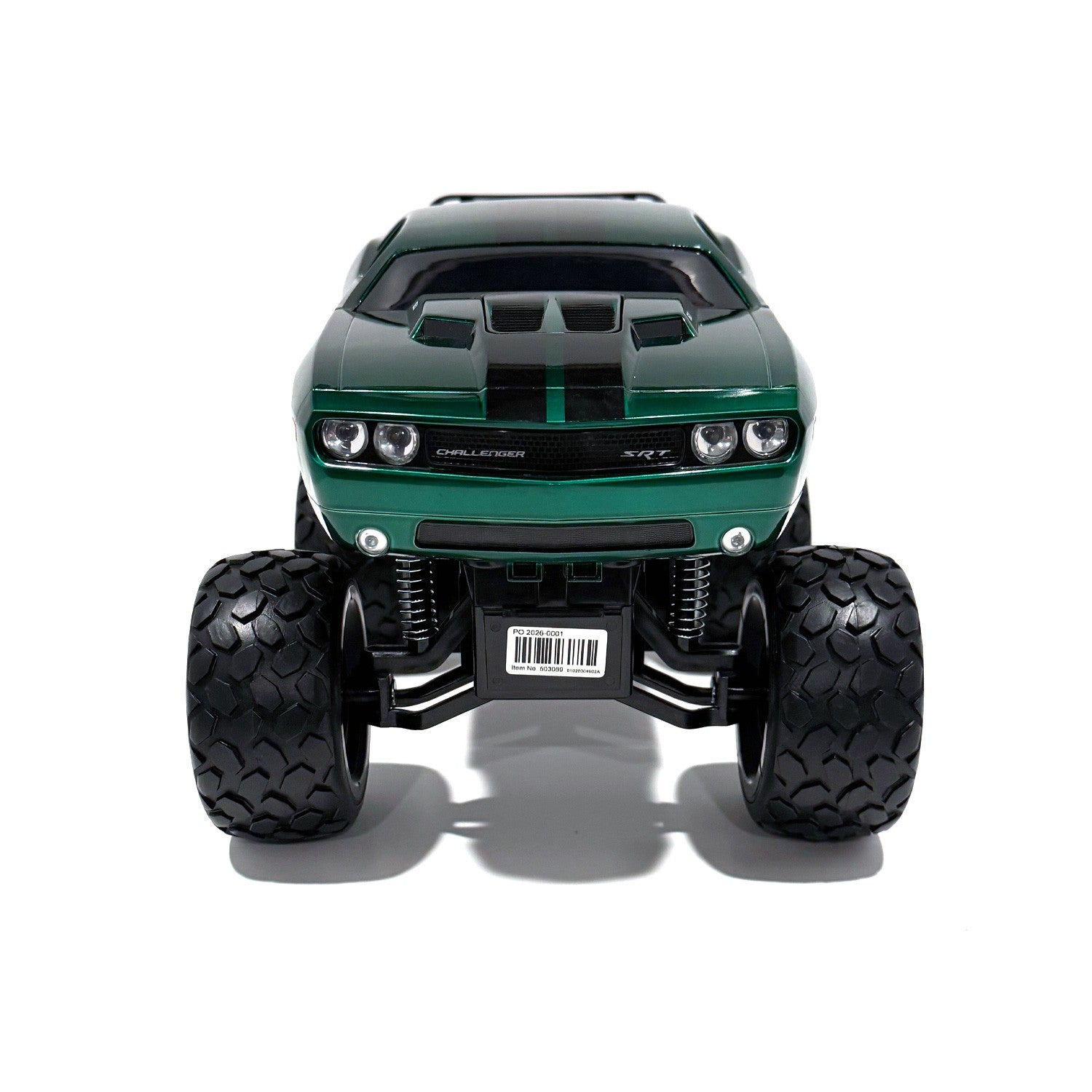 Dodge Challenger - Green/Black - R/C Monster Kit | Ridemakerz - Online