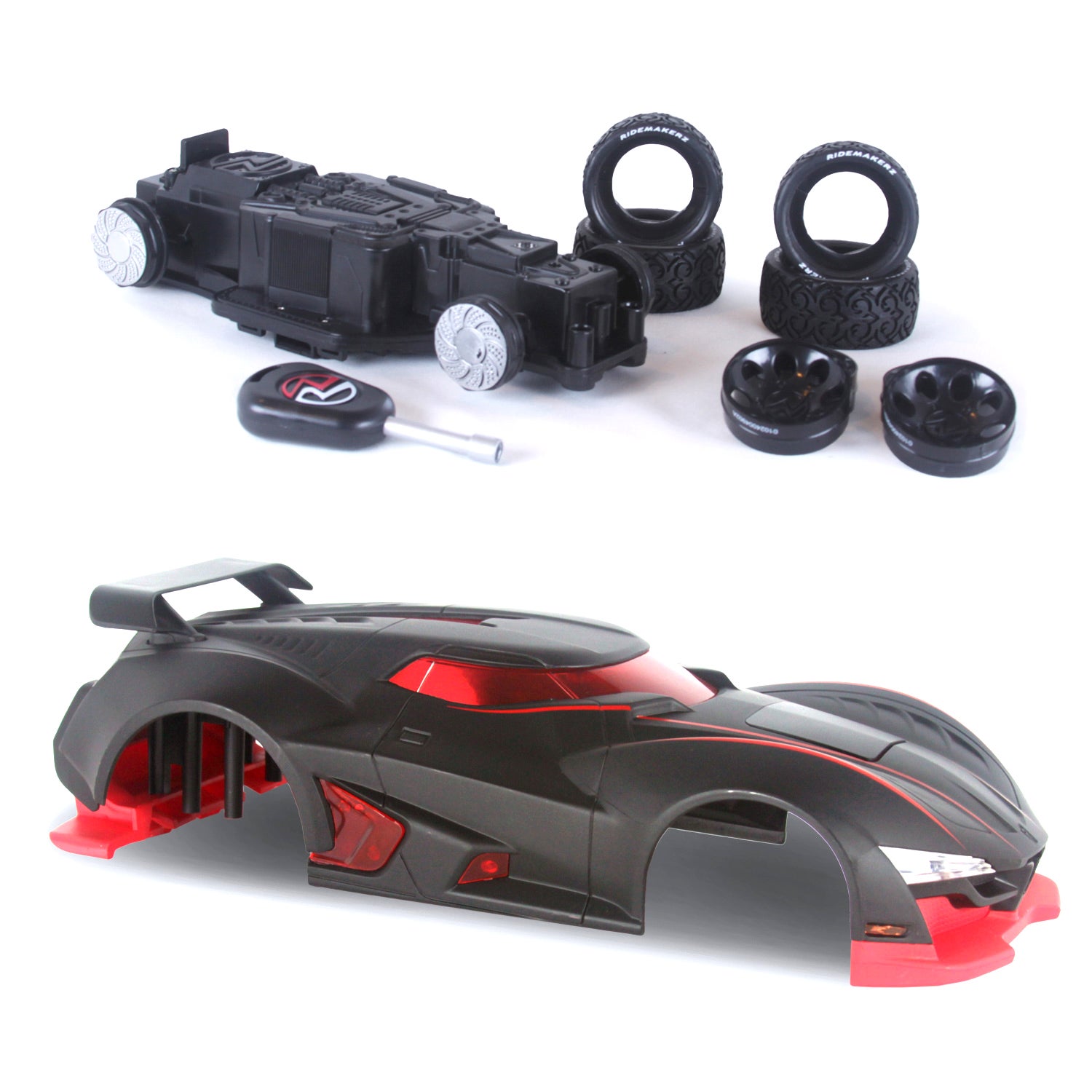 Build Your Own RZ Vortex Super Car - Graphite Edition | Ridemakerz