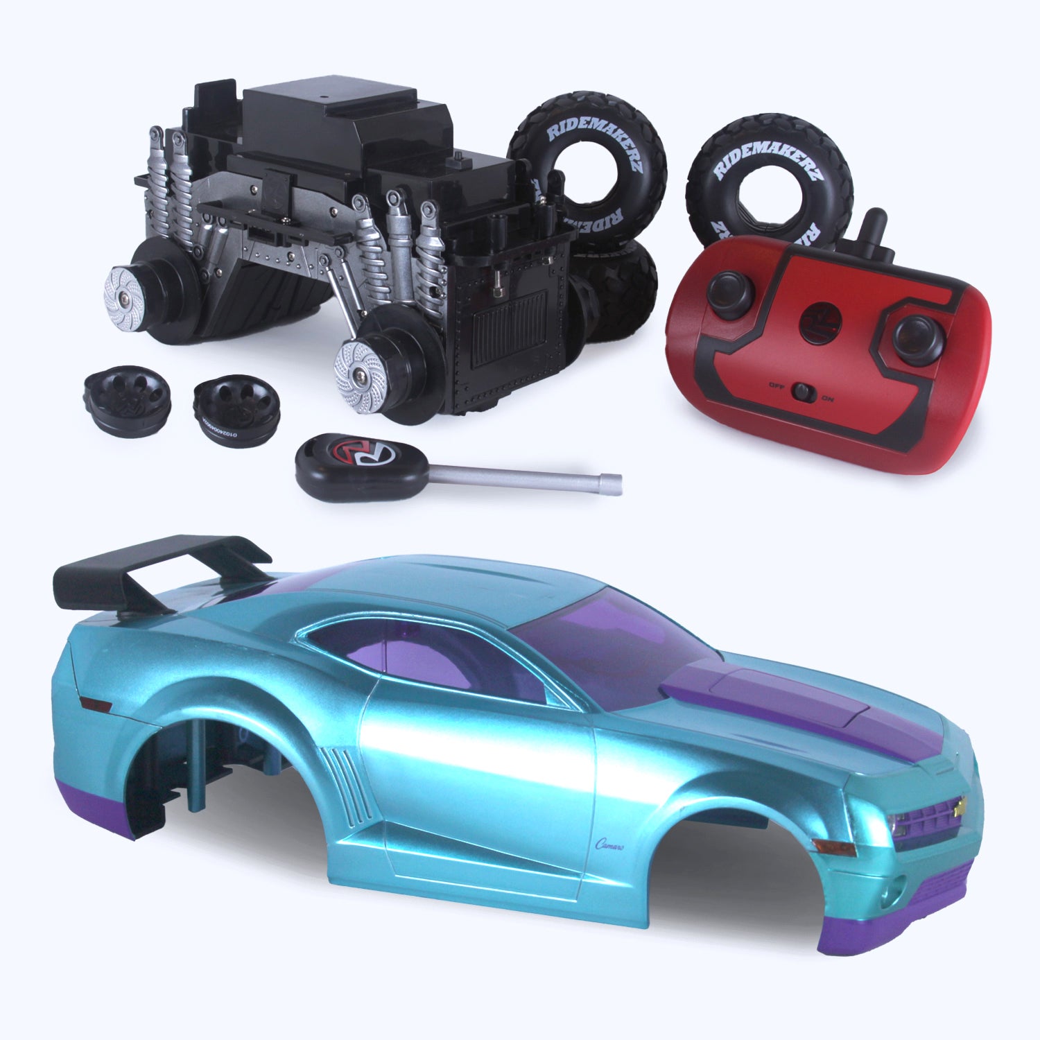 Chevrolet Camaro - Tiffany/Purple - R/C Monster Kit | Ridemakerz