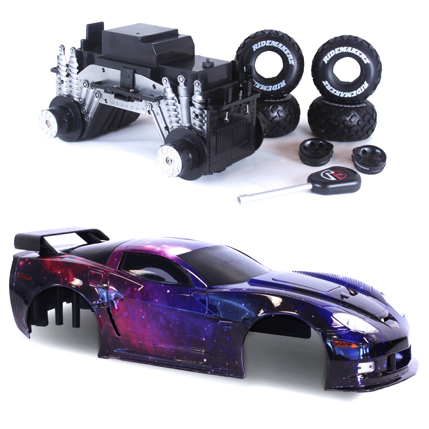 Chevrolet Corvette - Galaxy - Freewheel Monster Kit | Ridemakerz