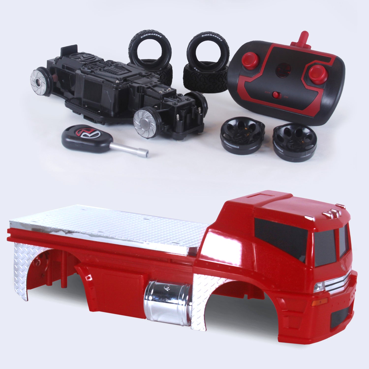 Build Your Own R/C Fire Truck, Dump Truck, or Tow Truck