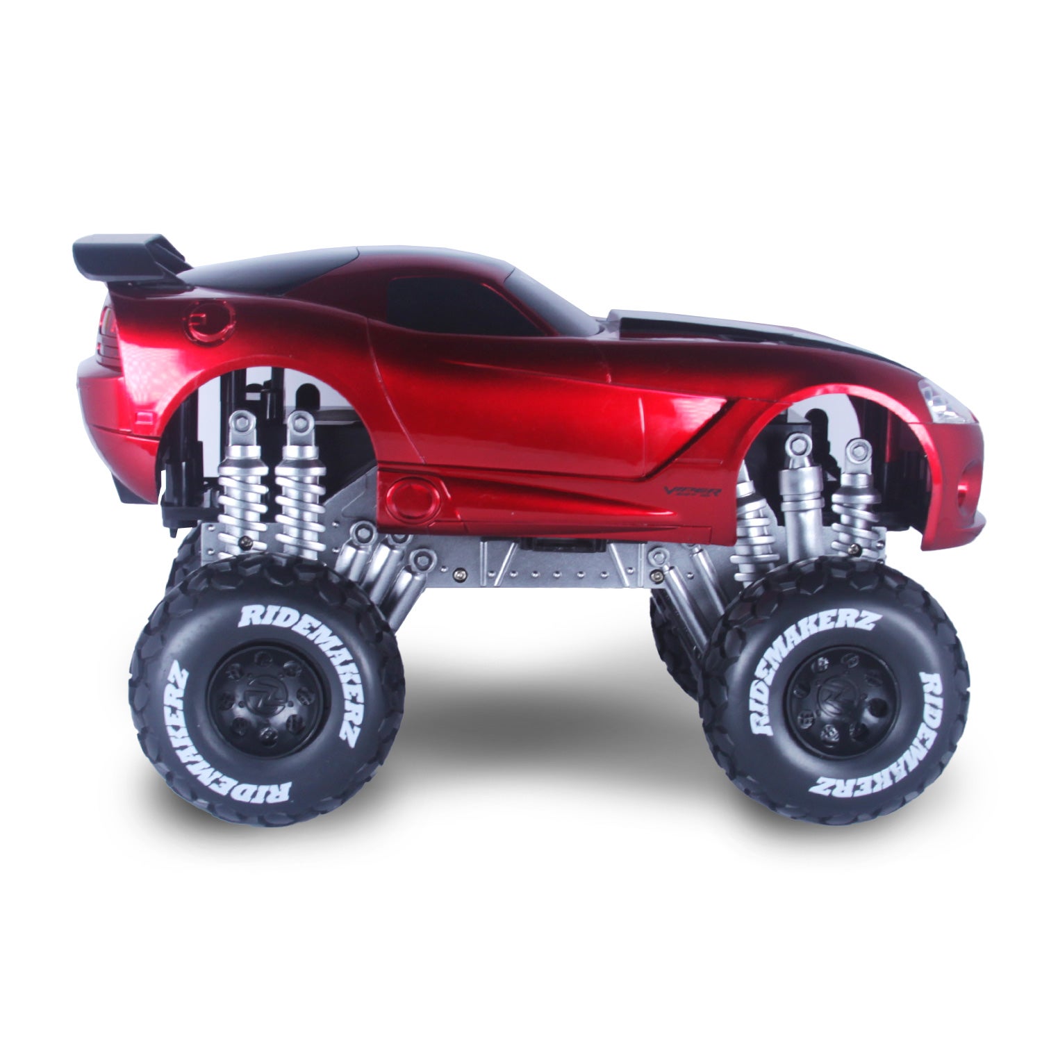 Dodge Viper - Red/Black/White - Freewheel Monster Kit | Ridemakerz