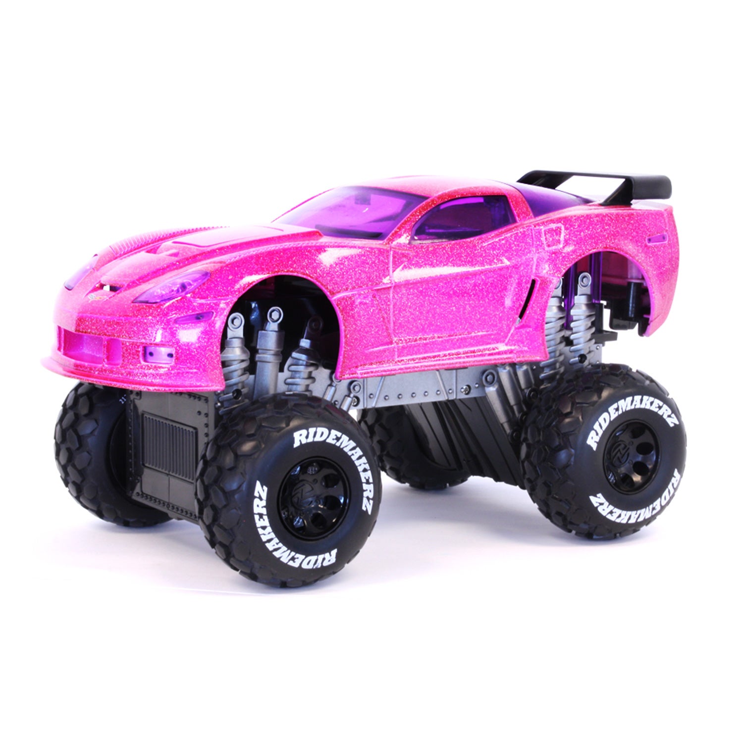 Chevrolet Corvette - Pink Glitter - R/C Monster Kit | Ridemakerz