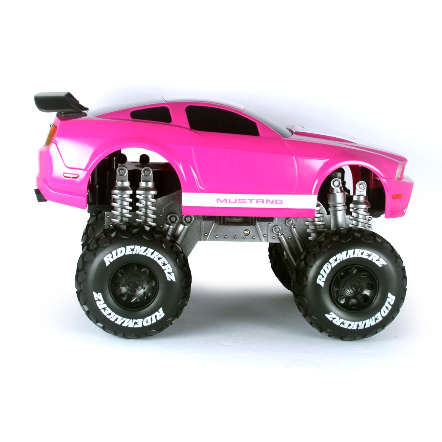 Ford Mustang - Pink/White - R/C Monster Kit | Ridemakerz - Online