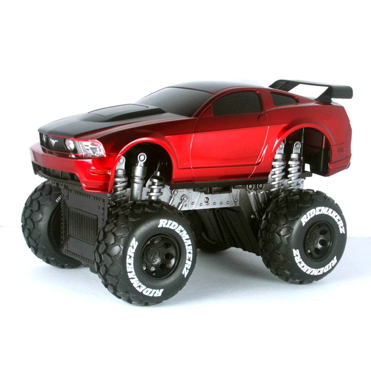 Ford Mustang - Red/Black - Freewheel Monster Kit