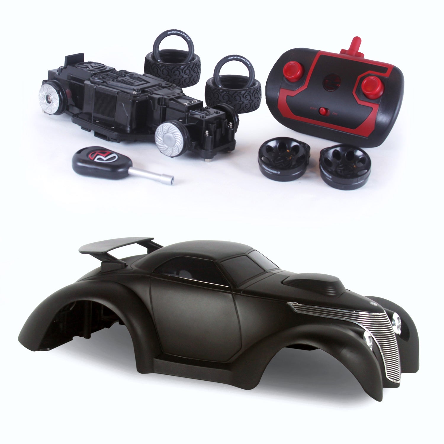 Build Your Own R/C RZ Hot Rod - Phantom Black | Ridemakerz - Online