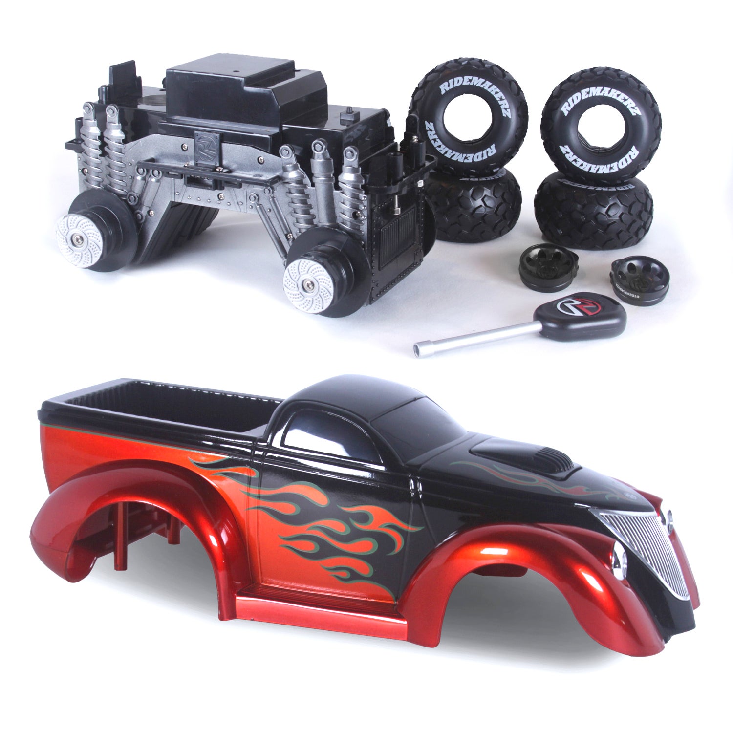 RZ Sling - Shadow Dark Flame - Freewheel Monster Kit | Ridemakerz