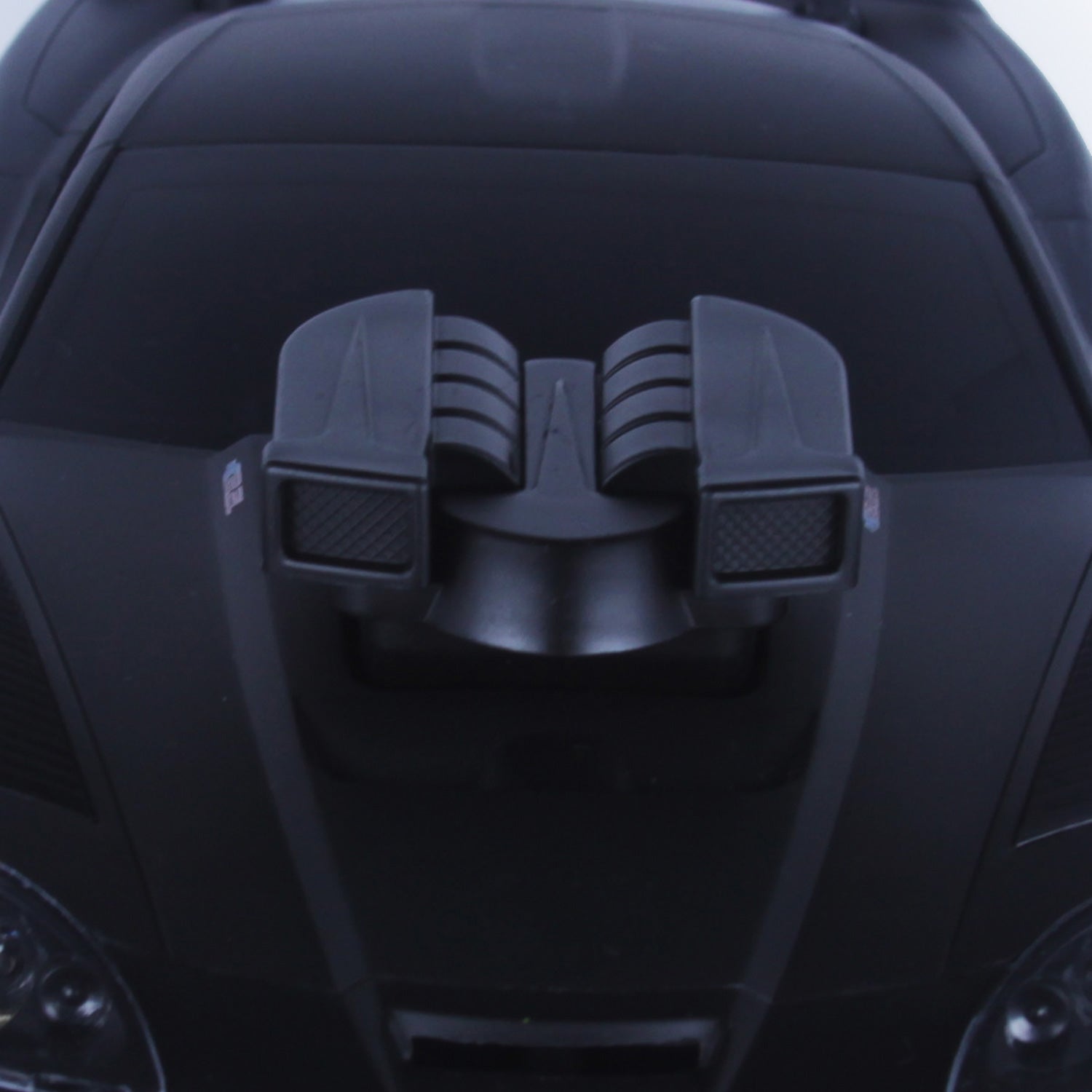 Vented Dual Hood Scoop Flat Black | Ridemakerz - Online