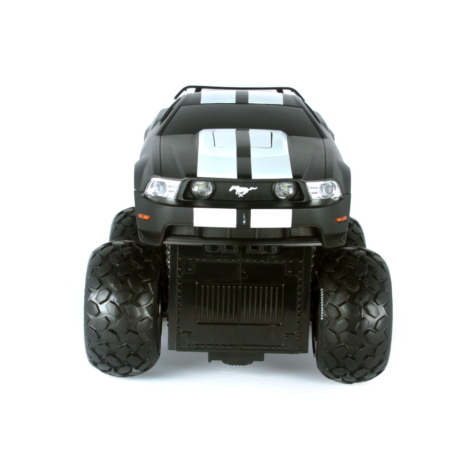 Ford Mustang - Black/White - R/C Monster Kit | Ridemakerz - Online