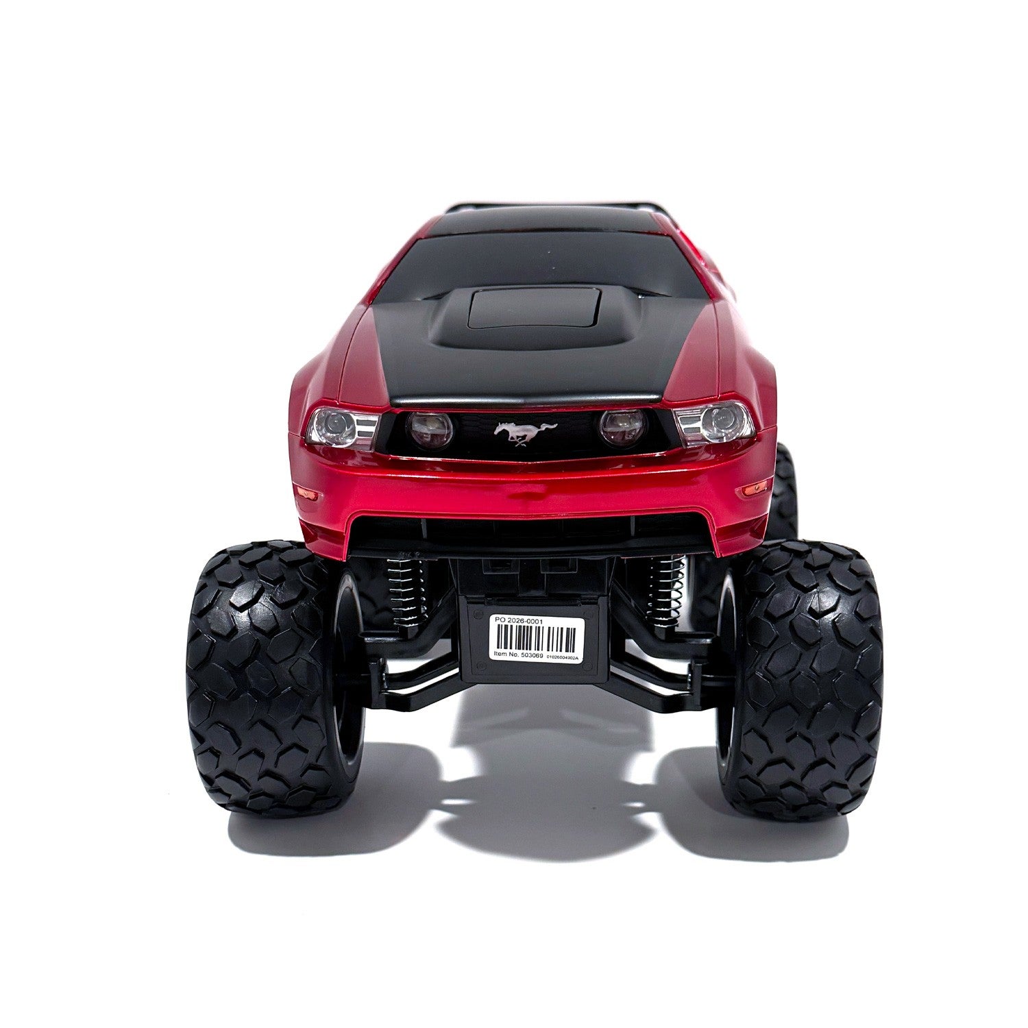 Ford Mustang - Red/Black - R/C Monster Kit | Ridemakerz - Online