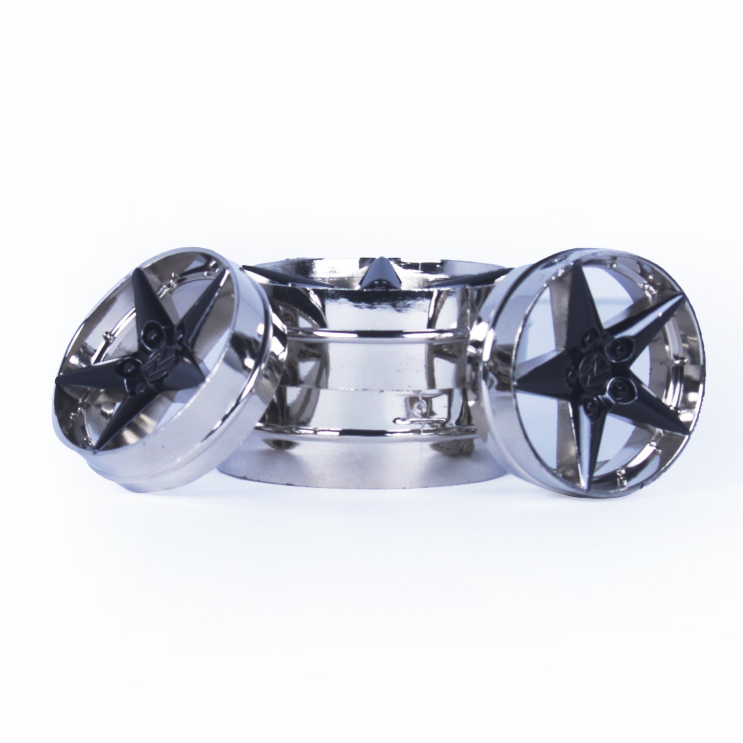 Ridemakers Rims Lone Star Rims Black Set - Small Front/Large Rear | Ridemakerz - Online