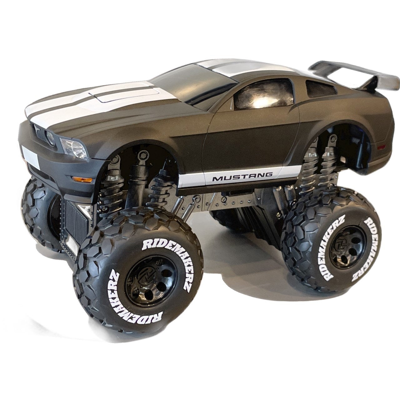 Ford Mustang Black/White R/C Monster Kit Ridemakerz Online