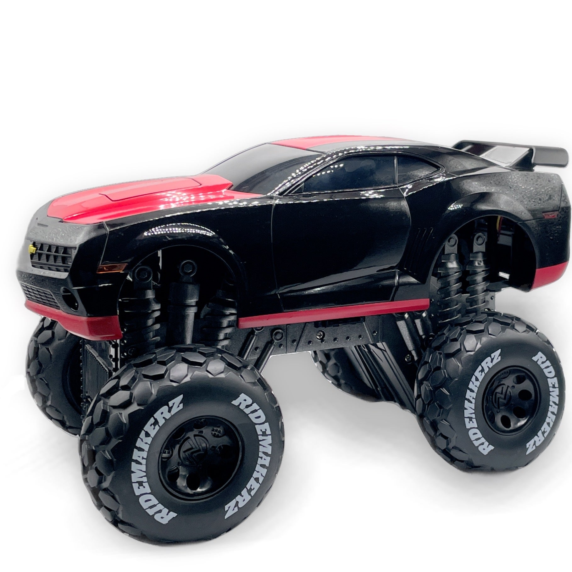 Chevrolet Camaro Black/Red Freewheel Monster Kit Ridemakerz Online